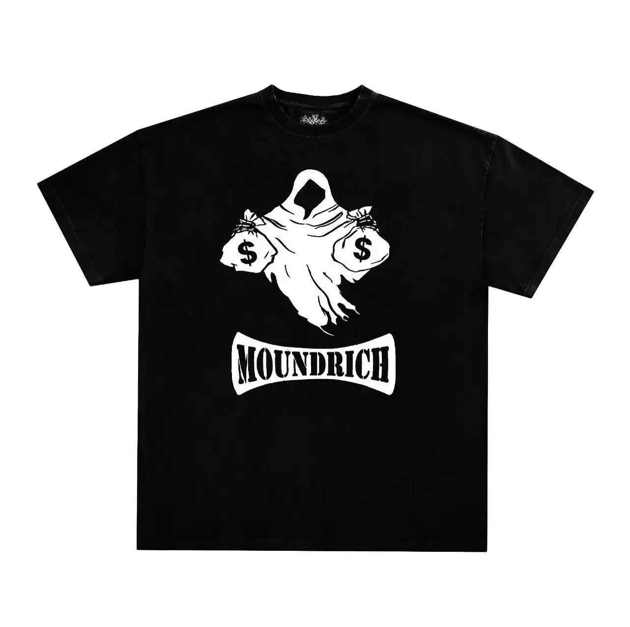 American Goth Haunted Mound Graphic T-shirt Printed Men Women Y2K Grunge Summer Short-sleeved Oversized T-shirt Streetwear To