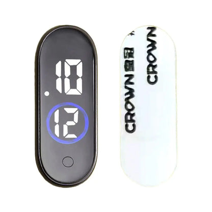 Luminous Motorcycle Car Clock Auto Internal Stick-On Mini Sport Waterproof Watch Mechanics Led Clocks Auto Ornament Accessori
