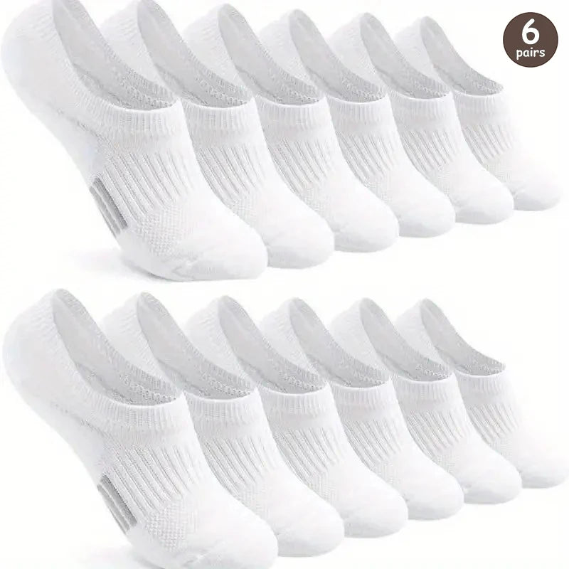 5 Pairs Women Cartoon Patterned Socks Trendy Versatile Breathable Sweat Wicking Deodorizing Antibacterial Comfortable Socks -
