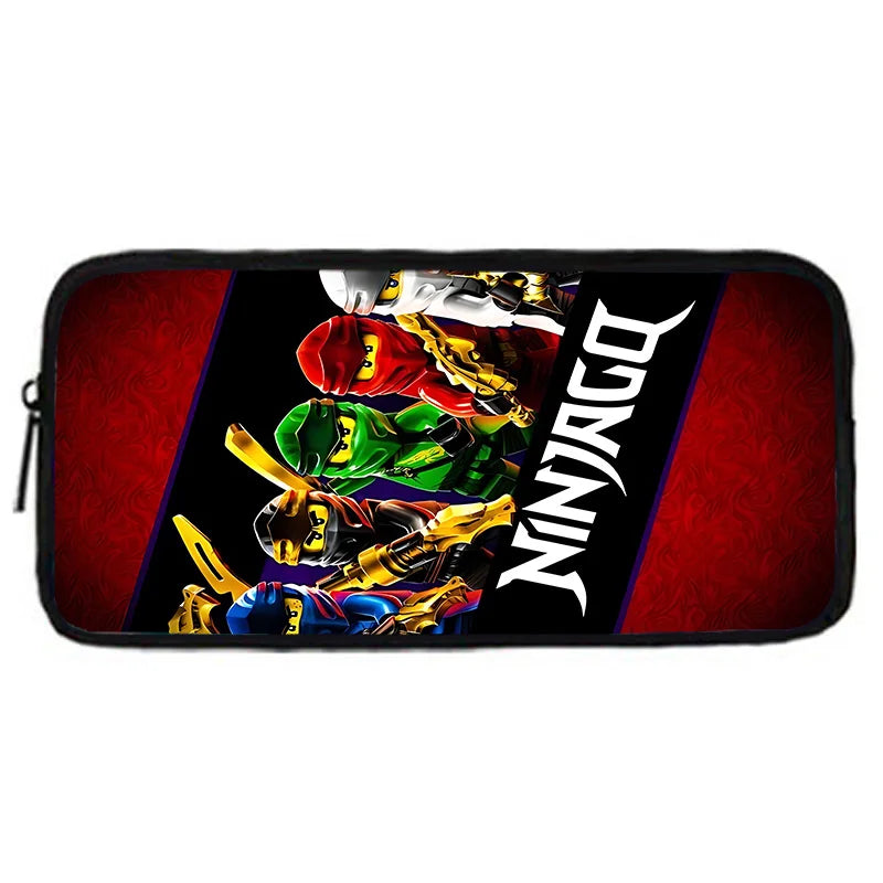 Child School Cool Game NinjagoS-Backpack with Lunch Bags ,Pencil Bags ,School Bags for Boys Girls Best Gift
