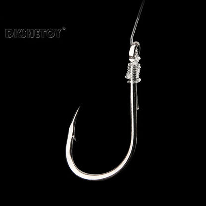 100-1000pcs Fish Hooks with barbed fishhook For Bait With Plastic Box Kit For Saltwater Freshwater fishing tools