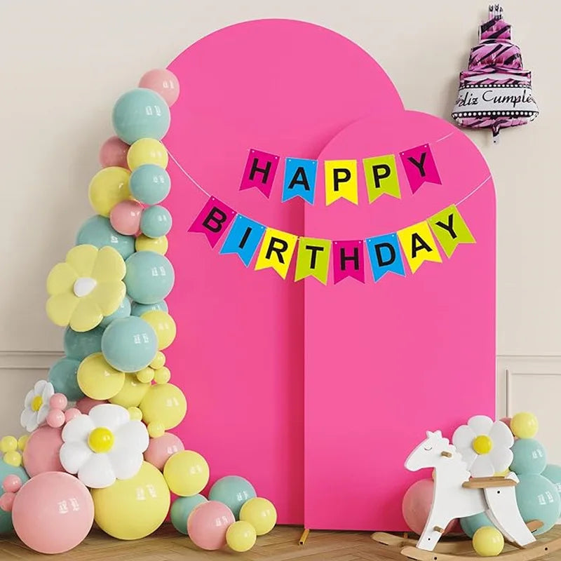 Arch Backdrop Cover,Photography Background for Baby Shower Wedding Engagement Accessory Birthday Party Scene Decor Reusable