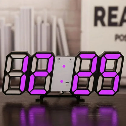 Digital Decoration for Bedroom Desk Watches Led Wall Clock Living Room Alarm Modern Home and Decoration Electronic Table Deco
