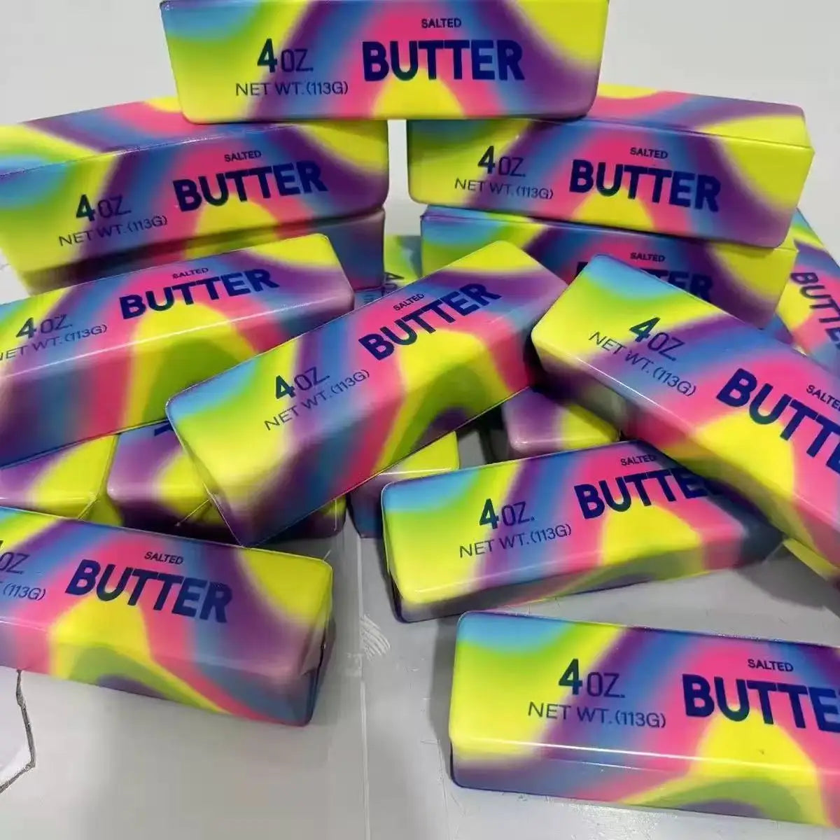 14 Styles Squishy Toys Bread/Butter/Cheese/Fruits Fidget Toys Slow Rebound Anxiety Relief Decompression Toys Stress Ball Gift