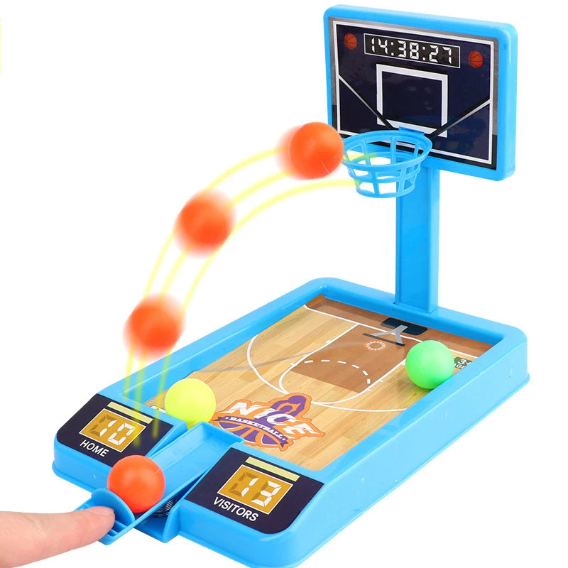 Board Game Mini Basketball Finger Shooting Machine Party Table Interactive Sport Games Parents Children Boys Girls Desktop To