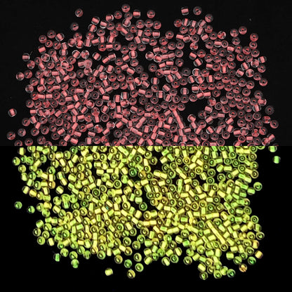 2/3/4mm Glass Luminous Beads (Glow-in-The-Night Seed Beads) - DIY Jewelry Making(Necklace/Bracelet)Handmade Accessories 11g/B