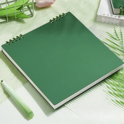 Grid Notepad B5 Sketch Book Notebooks Leaf Notebook Diary Flip Stationery Journal Writing Pads Office School Supplies