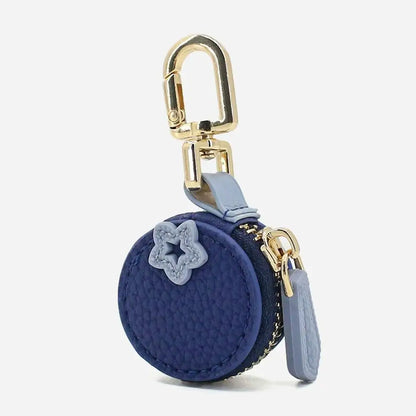 Fruit Coin Purse Cherry Blueberry Design Fruit Charm Coin Purse Cute PU Leather Pendant Keychain Earphone Bag Mini Storage Ba