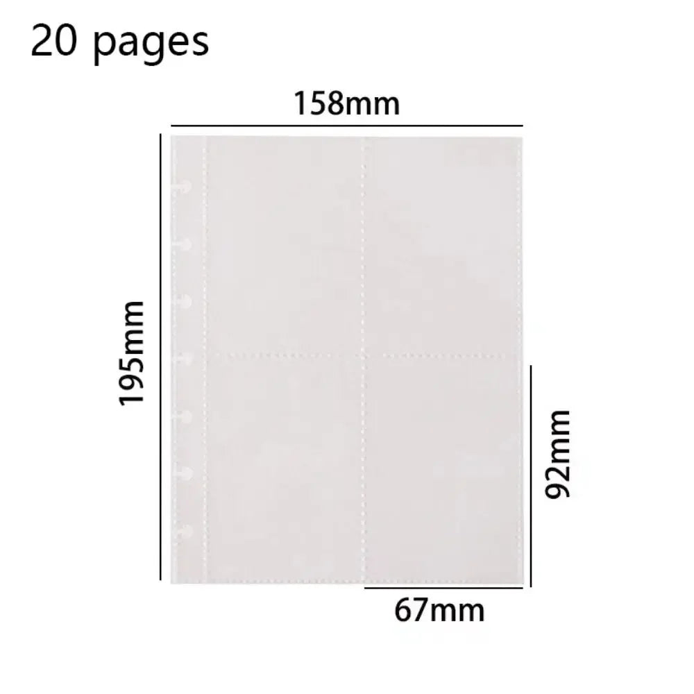 Multi-pockets 3 Inch Photo Album INS Style Idol Cards Collect Book Kpop Card Holder Loose-leaf Binder Photocard Holder - Insi