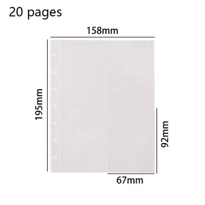 Multi-pockets 3 Inch Photo Album INS Style Idol Cards Collect Book Kpop Card Holder Loose-leaf Binder Photocard Holder - Insi