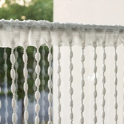 1PC Lantern Tassel Cord Curtains Polyester Door Beaded Curtains Wedding Salon Window Line Curtains Decoration For Room Divide
