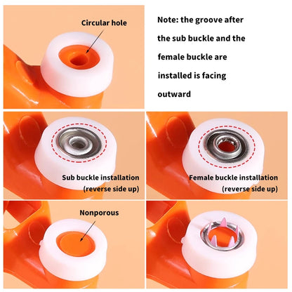 Snap Button Kit With Hand Pressure Pliers 50pcs 100pcs Snaps , Metal Snaps For Sewing, Sewing Snaps For DIY Crafts Clothes Ha