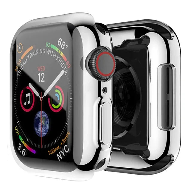 Screen Protector for Apple Watch Ultra 3 2 49 41 44 40 45 46 42mm TPU Bumper Cover Case for iWatch Series 11 10 9 8 7 SE 6 5 