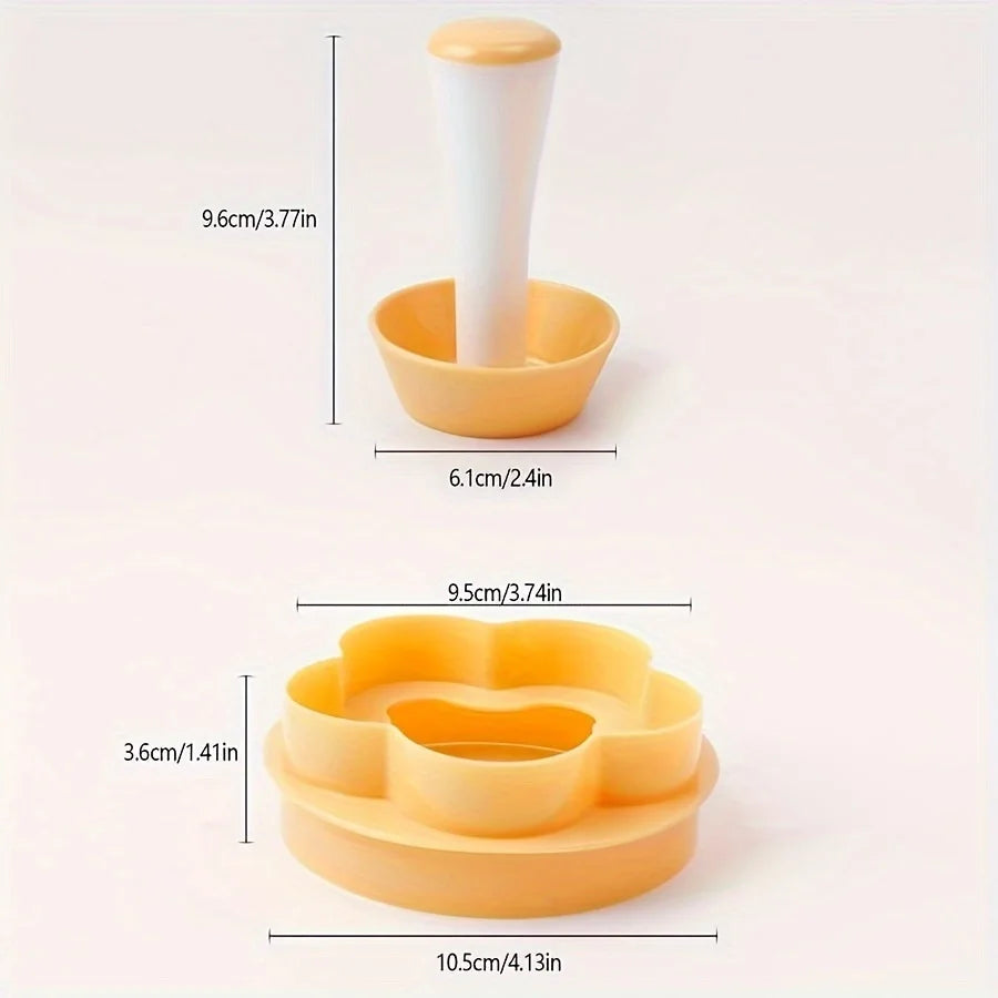 Pastry Dough Tamper Set Flower Shaped Cutter Cake Mold Creative Cake Cup Presser Biscuit Mold Pie Tamper Kitchen DIY Baking T