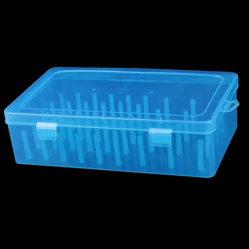 New Sewing Thread Box 42 Pieces Spools Bobbin Carrying Case Container Holder Craft Spool Organizing Case Sewing 24 Spools - B