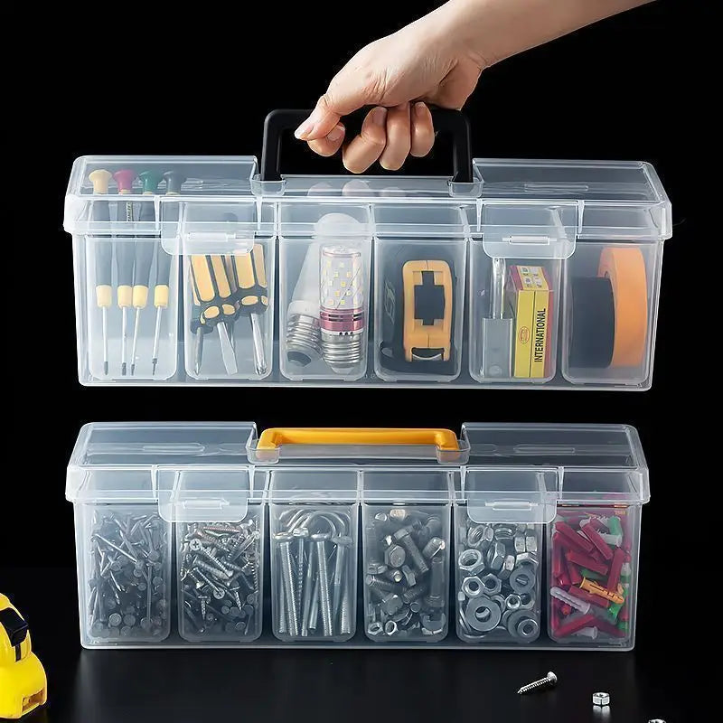 1/7pcs Tool Parts Storage Box Set Multi-Compartment Tool Organizer,Sorting Box for Screws,Wrenches,Hardware Accessories,and T