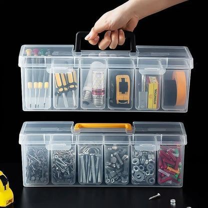 1/7pcs Tool Parts Storage Box Set Multi-Compartment Tool Organizer,Sorting Box for Screws,Wrenches,Hardware Accessories,and T