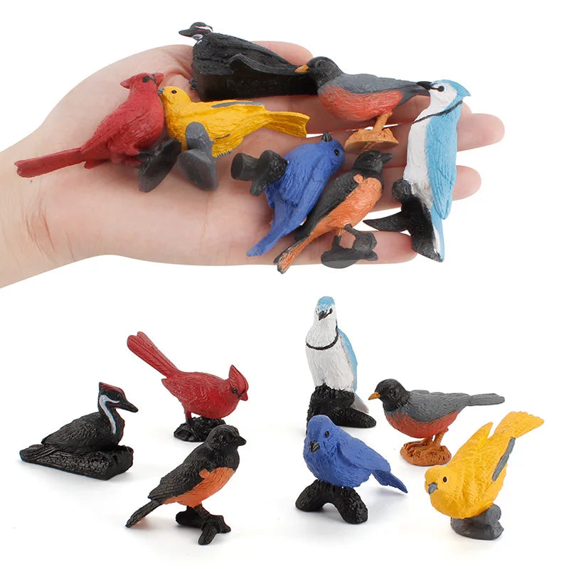 Simulation Plastic Animal Figurines Collection - Marine, Land & Insect Animals Miniature Set Toy for Kids Gift Playset Model
