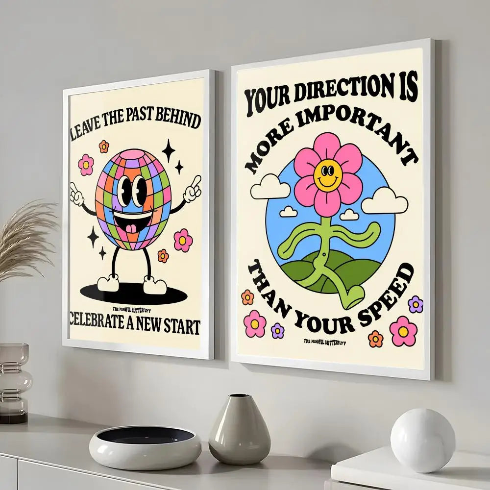 Funny A-Advertise Poster Modern and Elegant Wall Stickers for Home Decor Living Room Dormitory Wall Art