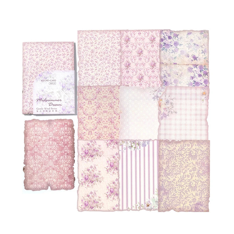 30 Sheets Vintage Journal Scrapbooking Supplies Material Labels paper for Journal notebook Planner hand made Craft Supplies