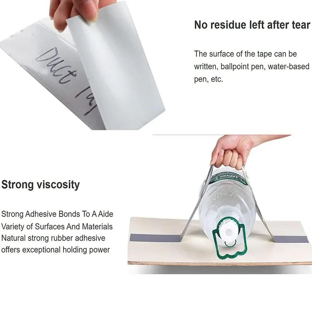Waterproof Heavy Duty Industrial Adhesive TapeLength 16.4/32.81/65.62ft Super Sticky Cloth Duct Tape DIY Repair Home Decorati