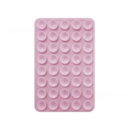Silicone Suction Cup Phone Stand with Strong Double-Sided No-Hand Grip, Video Fixing Pad, Silicone Rubber Suction, Silicone C