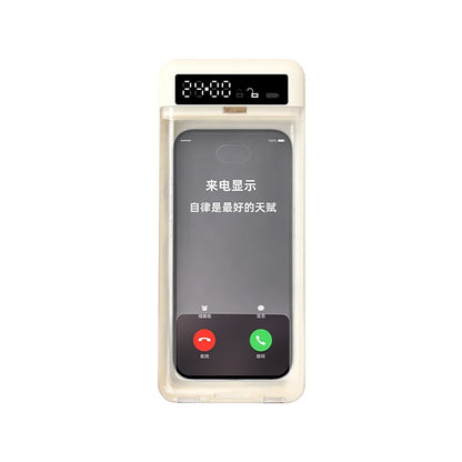 Transparent Phone Lock Box with Display Screen Self-Discipline Device Smart Timer Phone Lock Box Student Phone Time Manager -