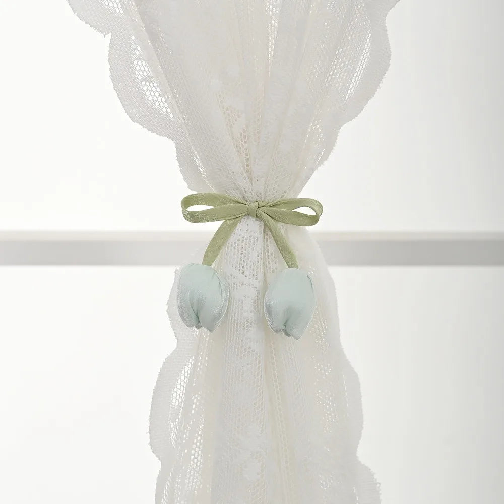 Creative Fashion Tulip Curtain Straps Adjustable Elegant Curtain Tieback Beautifully Curtains Tie Rope Homestay