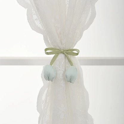Creative Fashion Tulip Curtain Straps Adjustable Elegant Curtain Tieback Beautifully Curtains Tie Rope Homestay