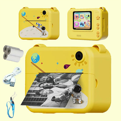 Kids Camera Digital Children Camera 1080P HD Mini Thermal Printer Video Recorder with Instant Print Photo Festive Gift for Ki