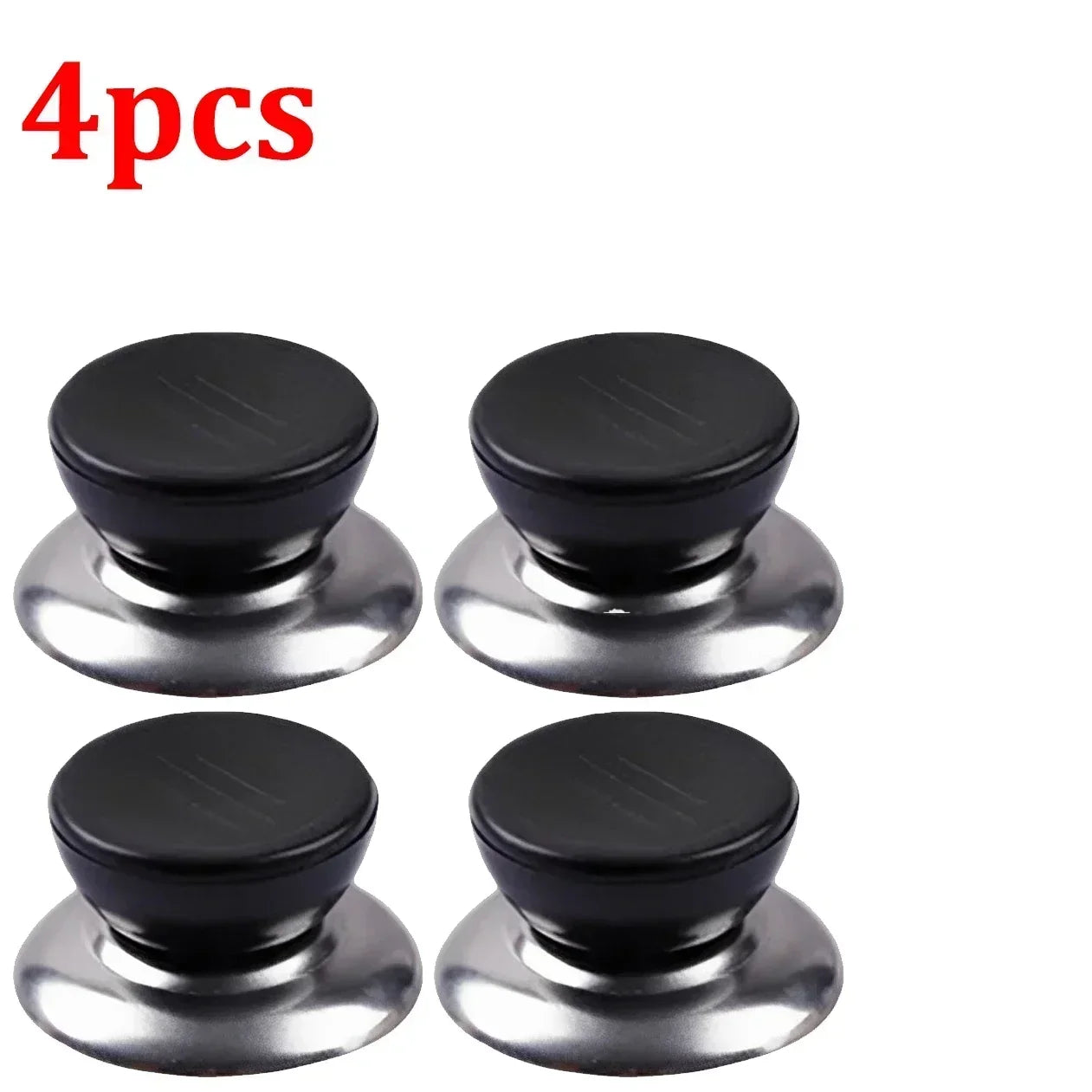 Kitchen Handle Cookware Knob Cover Glass Bottom Cover 4 Pieces Pressure Cookers Universal Pot Lid Handle Interchangeable Hand