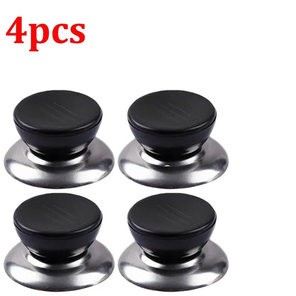 Kitchen Handle Cookware Knob Cover Glass Bottom Cover 4 Pieces Pressure Cookers Universal Pot Lid Handle Interchangeable Hand