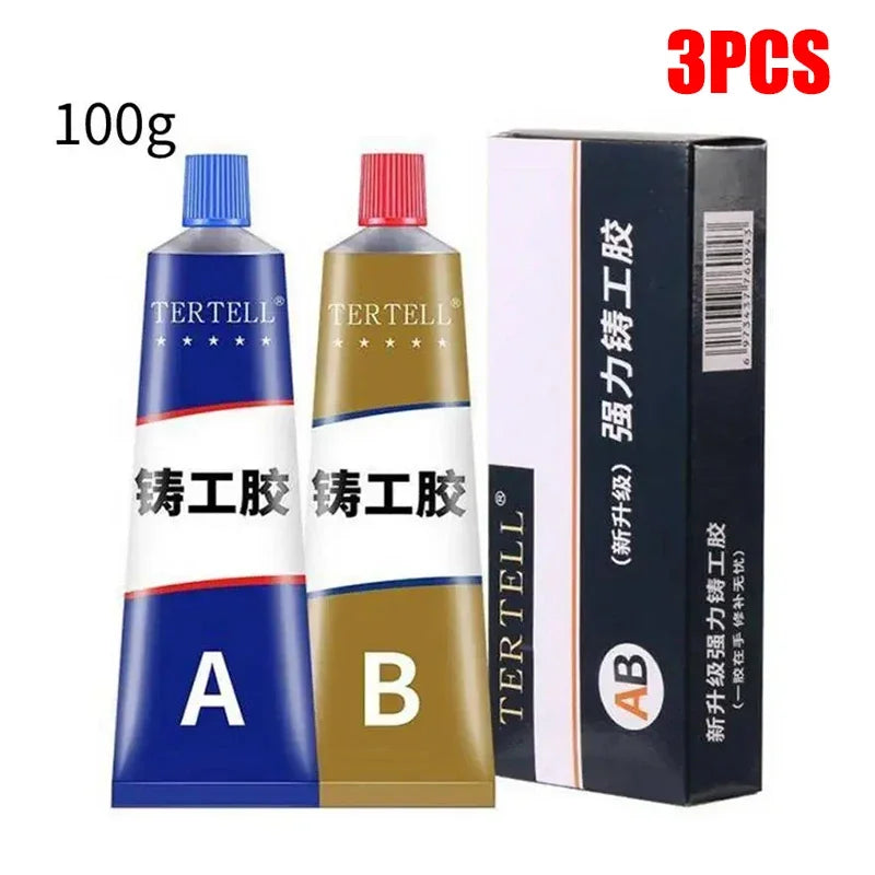 Home High Temperature Glue For Metal Welding Strength Repair Resistant Magic AB A Plastic Wood B Adhesive Purpose Bi Componen