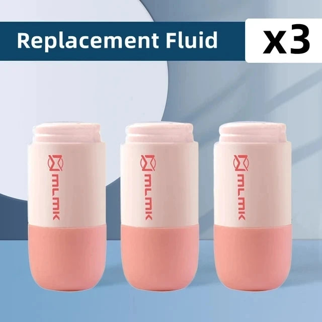 Thermal Paper Correction Fluid with Unboxing Knife Portable Durable Thermal Paper Data Identity Protection Fluid Eraser - 3 P