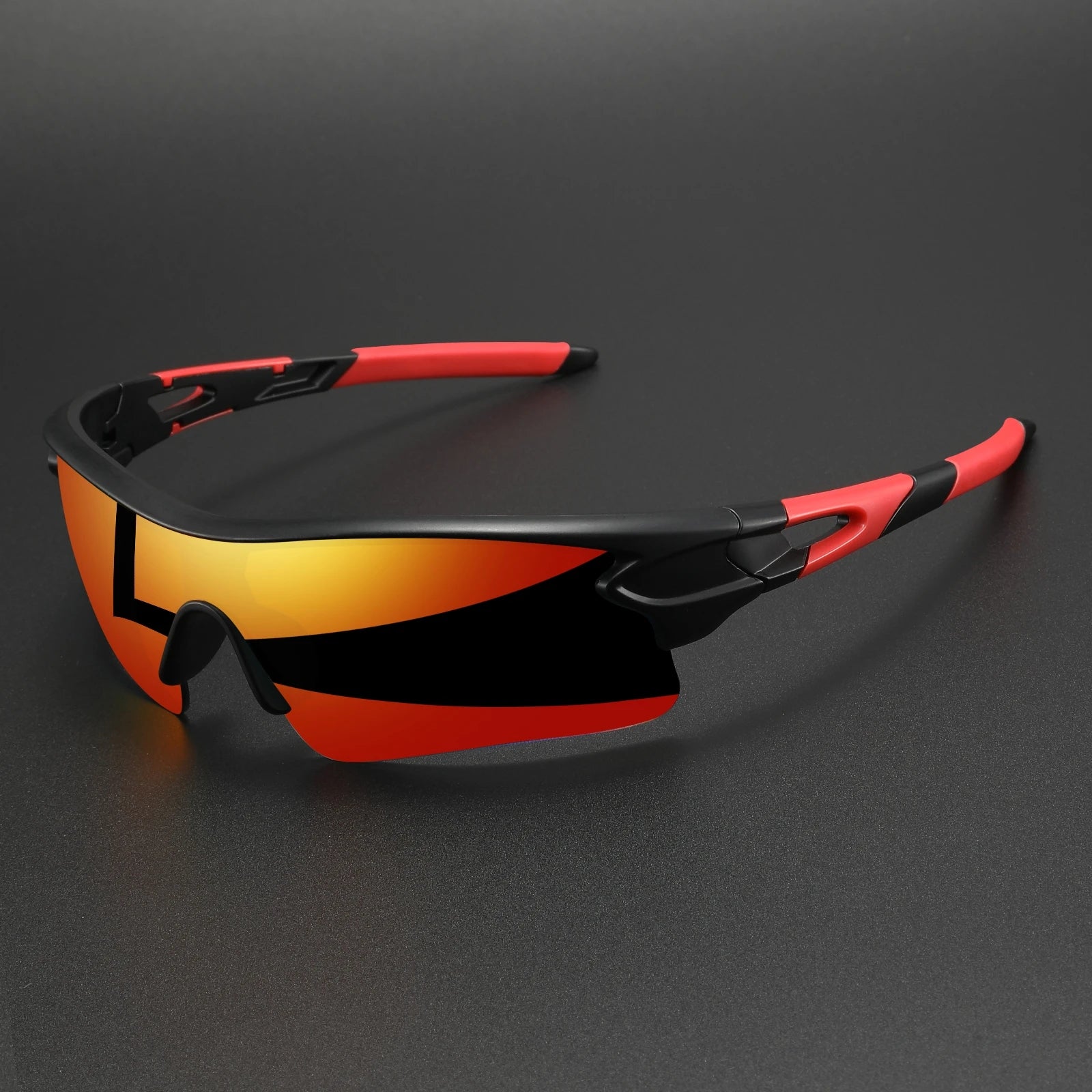 New UV400 Protective Sports Eyewear - Lightweight Full-Cover Lens, Unisex Wrap-Around for Cycling, Hiking & Daily Use - C2-re