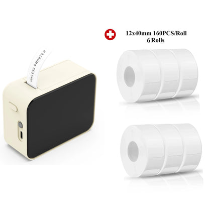 MarkLife P15 Mini Portable Thermal Printer Wireless Bluetooth-compatible Label Tag for Home Office Labeling Sticker Machine -