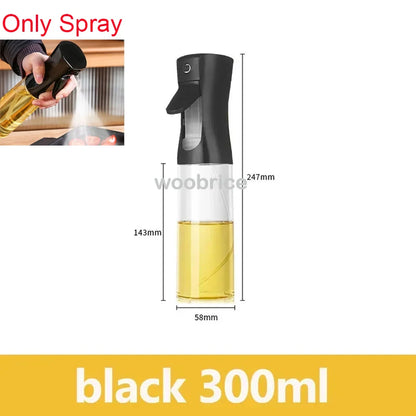2in1 Kitchen Spray Oil Dispenser Oil Sprayer Polisher Or Only Brush Spray for Air Fryer Salad Grilling Roasting Cooking Kitch