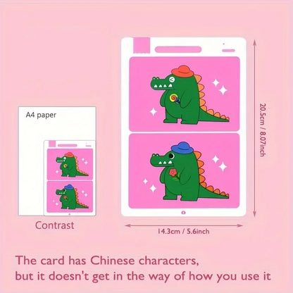An educational fault finding game: reusable wiping paper for focus and attention training，Painting books