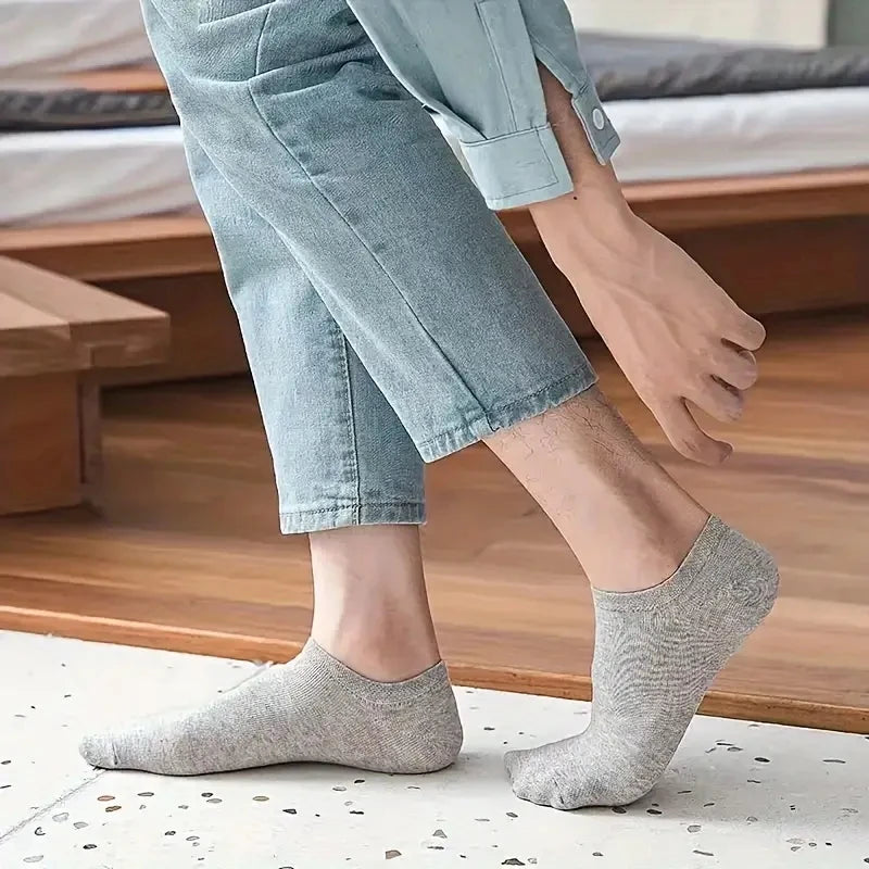5/10-Pack Unisex Comfort-Fit Ankle Socks For All, Breathable & Lightweight - Ideal For Sports & Daily Wear