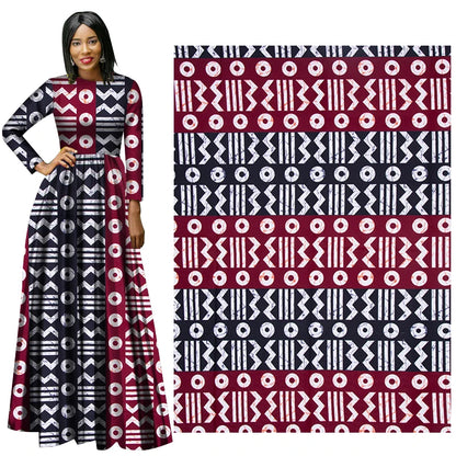 New Fashion African Wax Fabric Nigeria Ankara Fabrics Block Prints Batik Sewing Cloth
