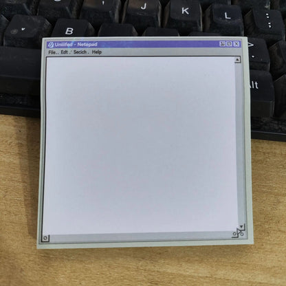 50Pages/book Retro Computer Drawing Tool Pattern Sticky Note Pad，DIY - UN