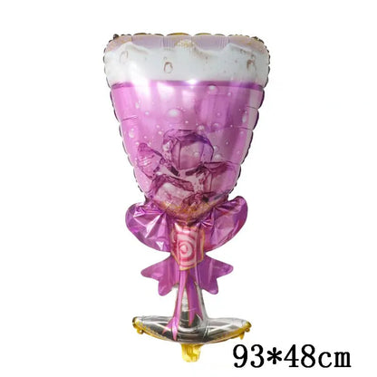 Love Heart Bear Foil Balloons Happy Birthday Valentine’s Day Party Decor Air Helium Globos Wedding Decorations Kids Toys Ball