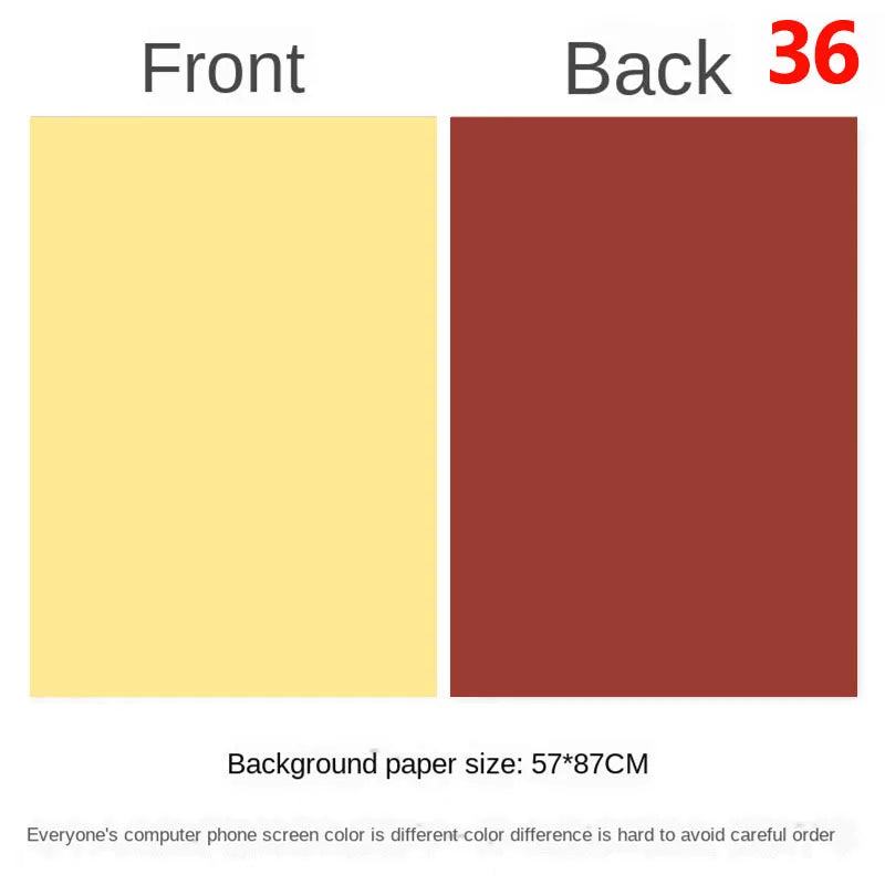 Photography Backdrops Wallpaper 57*87cm 2sides Solid Color Photo Background Props for Photo Studio Newborn Product Photograph