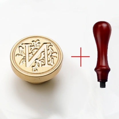 2PCS clear sealing stamp head wax seal craft supplies wax seal stamp and handle stamp scrapbooking supplies craft HCZ0106 - H