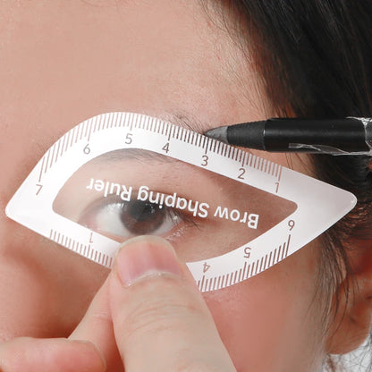 1PC Brow Mapping Ruler Eyebrow Shaping Ruler 1 Minute Fast Drawing Design Brow Easy Tool Microblading Permanent Mekup Stencil