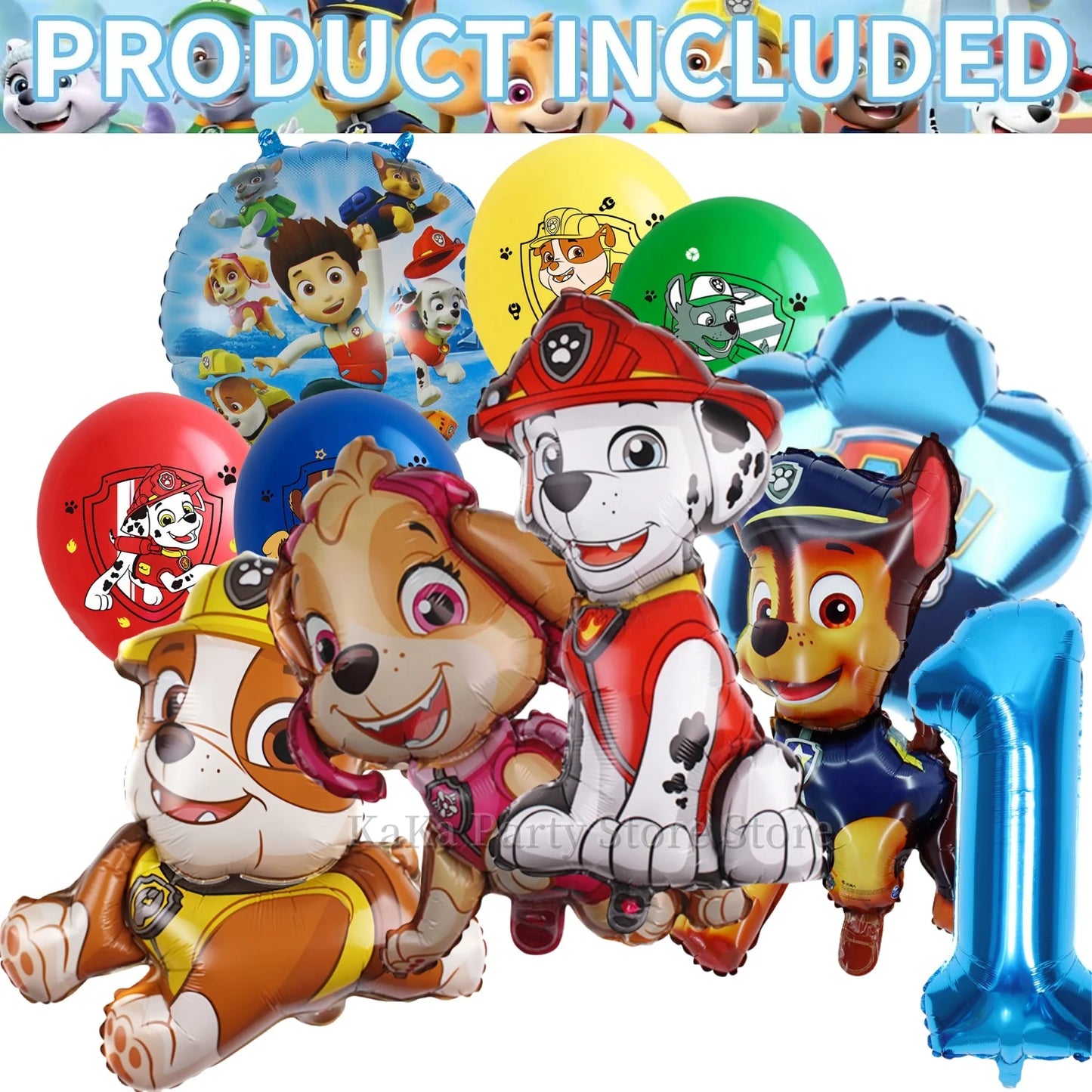 PAW Patrol Birthday Party Decor Tableware Tablecloth Plates Cup Balloons Baby Shower PAW Patrol Party Supplies Kids Favors Gi