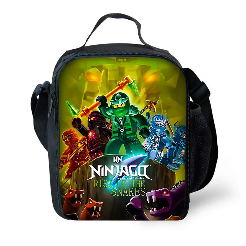 Child School Cool Game NinjagoS-Backpack with Lunch Bags ,Pencil Bags ,School Bags for Boys Girls Best Gift - CB-46X23A6
