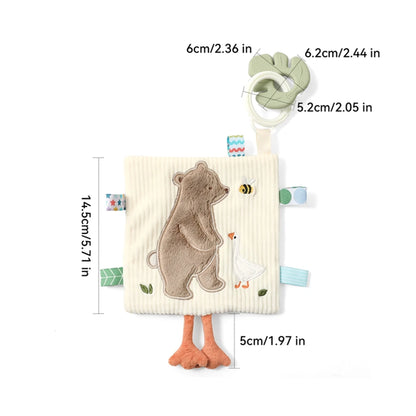 Montessori Cloths Toys Magic Cotton Animal Tissue Box Kids Finger Exercise Cloth Busy Box Toys Baby Educational Activity Sens