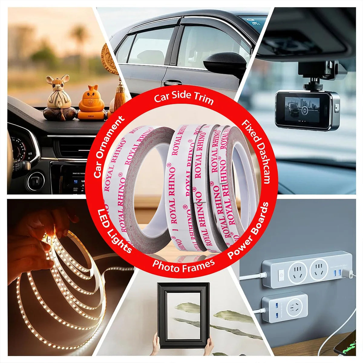 450CM Extra Strong Double Sided Tape Adhesive Car Special Tear Off Without Leaving Traces High Viscosity Mounting Fixing Stic