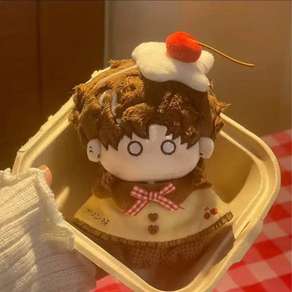 Only Clothes Cute Pudding For 10cm Cotton Doll Clothes Set Fit For Animal Star Hammer Body Types Stuffed Doll Pendant Clothes
